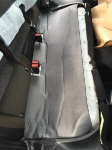 Peugeot 308 Under rear seat after