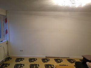 wall read for install with carpet protector down
