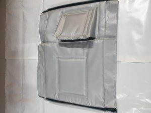 Acoustic generator box blanket folded away